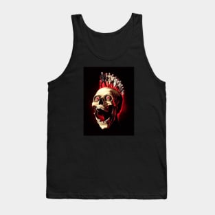 Mohawk Skull Tank Top